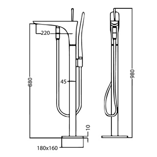 Sen tắm bồn FB0002
