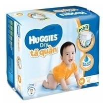 Tã quần Huggies trung M22/L20/XL18/XXL16