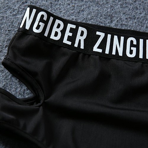 Bikini lưng cao hoạ tiết chữ