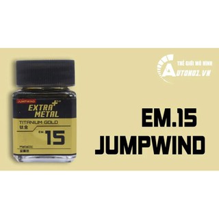 SƠN MÔ HÌNH MÀU VÀNG TITANIUM ( TITANIUM GOLD ) EM.15 18ML JUMPWIND S129