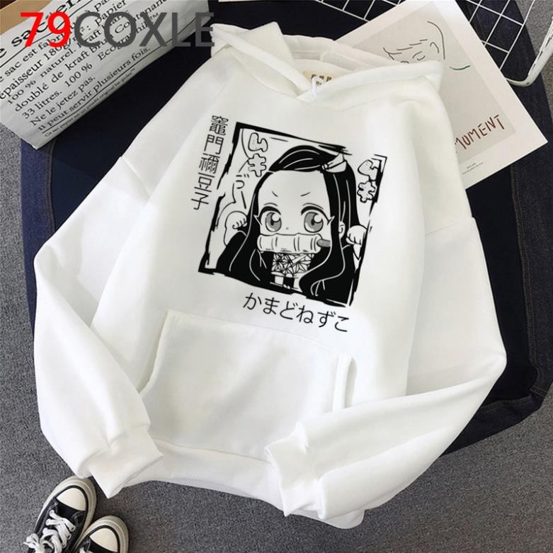 Áo Hoodie Họa Tiết Hoạt Hình Tanjiro Kamado Kimetsu No Yaiba Phong Cách Nhật Bản Thời Trang Mùa Đông Cho Nam
