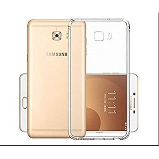 Ốp lưng Nillkin cho Samsung Galaxy C9 Pro , Tặng kính cường lực ( trắng trong)