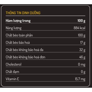 Dầu đậu phộng nguyên chất Đạt Butter 250ml