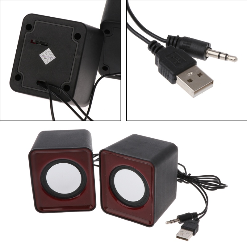 Loa Mini Godd Có Dây Usb 2.0 Cho Laptop Pc Mp3 Màu Sắc Ngẫu Nhiên