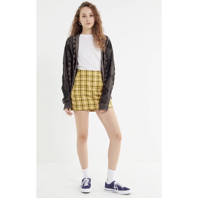 Chân váy urban caro