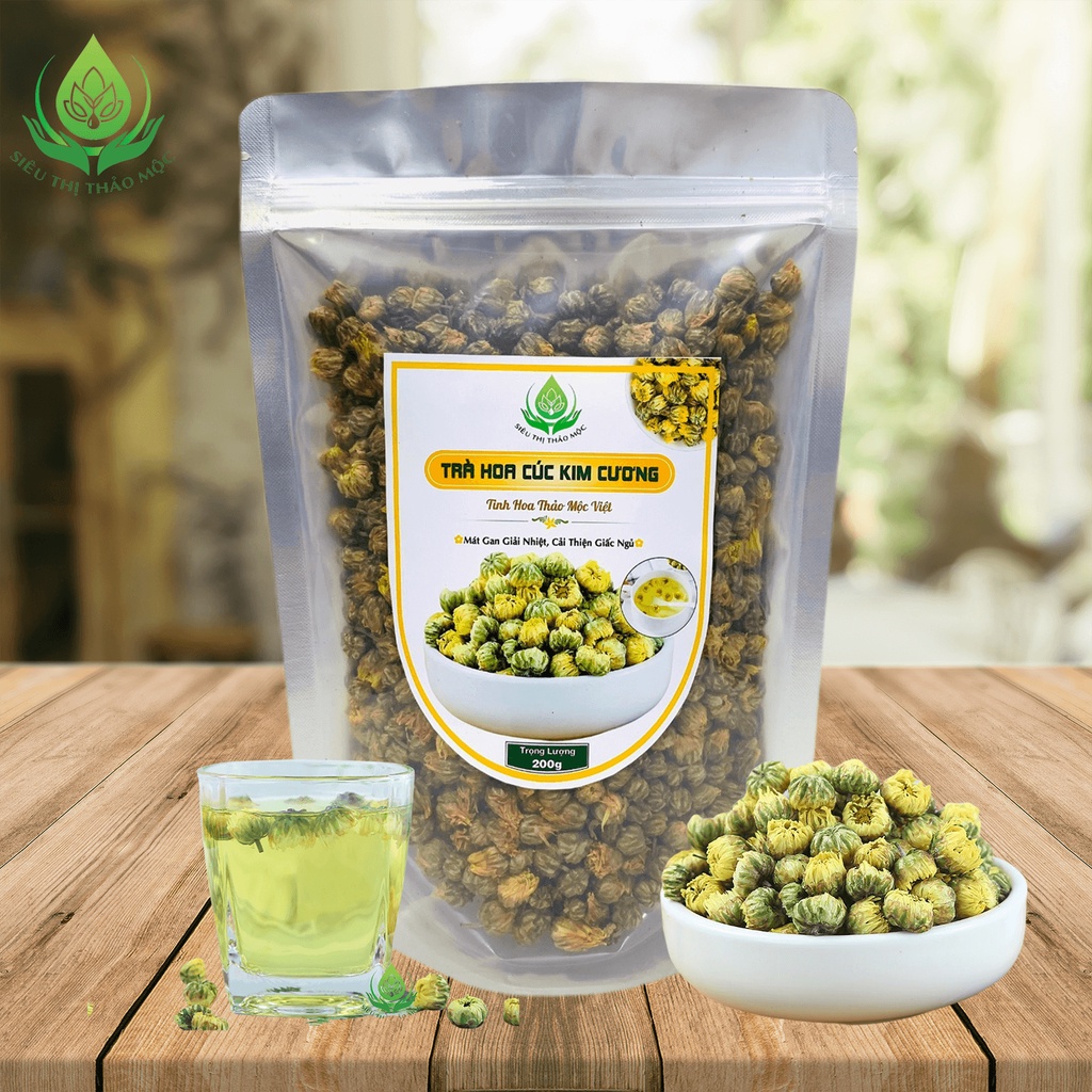 ✅ Trà Hoa Cúc Sấy Khô Nguyên Bông 1Kg Nụ Cúc Kim Cương Thanh Nhiệt, Giải Độc, Mát Gan, Sáng Mắt