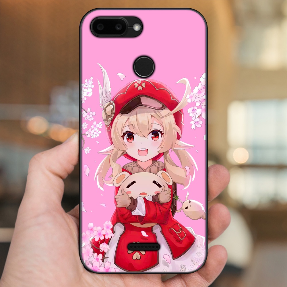 Ốp lưng Xiaomi Redmi 6 viền đen in hình Klee Genshin Impact