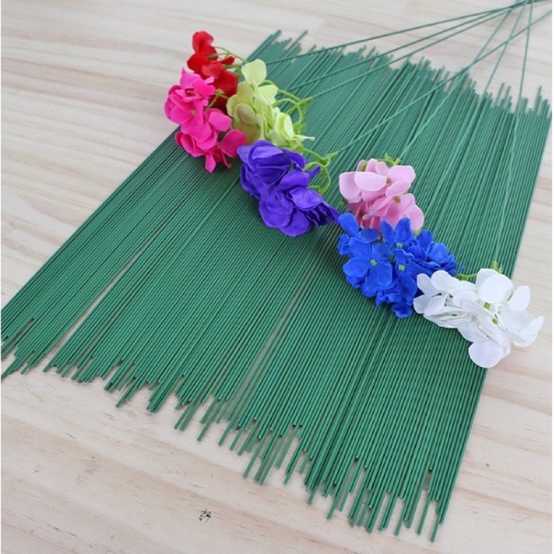 Que kẽm cắm hoa sáp, thân cây cắm hoa giả tiện lợi