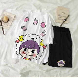 Bộ thun cotton dễ thương