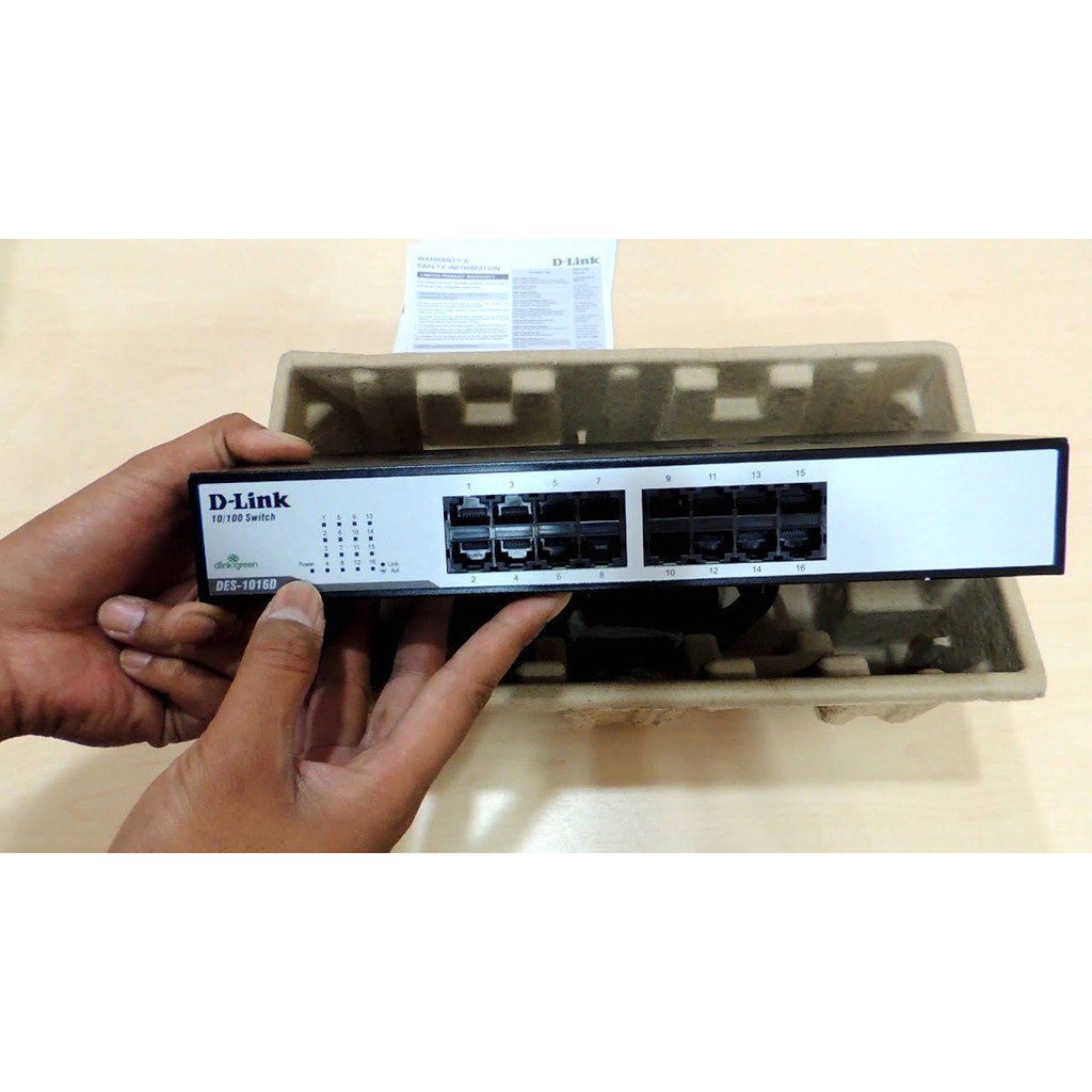 Switch Dlink DGS-1016D HÀNG CHÍNH HÃNG