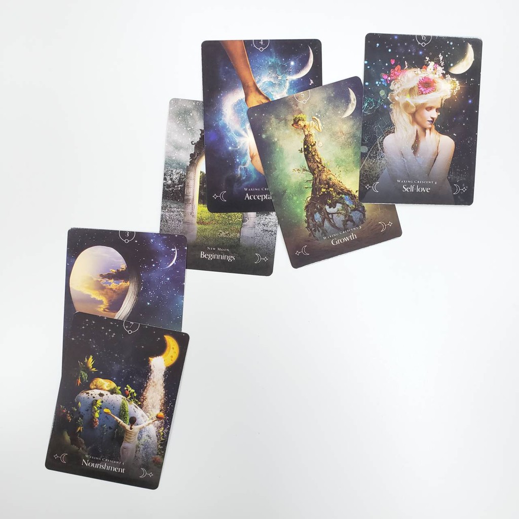 Bộ Tarot Queen of the Moon Oracle H12 Card Deck Cao Cấp Đẹp