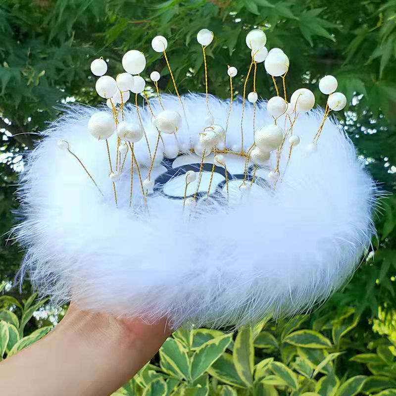 Thảm Lông Vũ Trải Bảng Điều Khiển Xe Hơi Chịu Nhiệt Cao Chống Trượt Dễ Thương