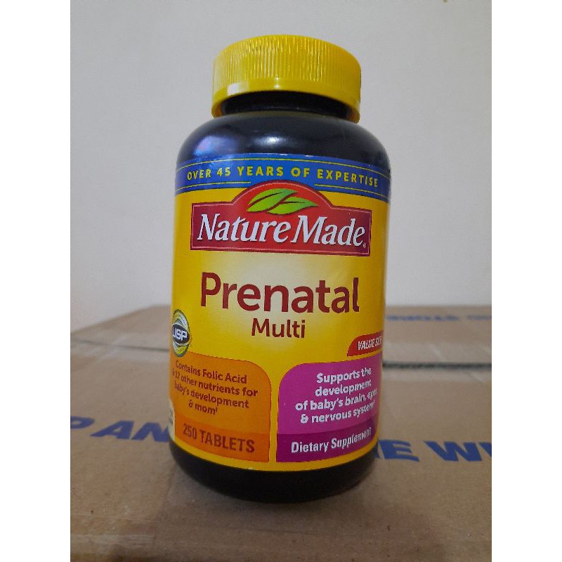 [ Sale rẻ vô địch ] Viên uống bà bầu Nature Made Prenatal Multi 250 viên