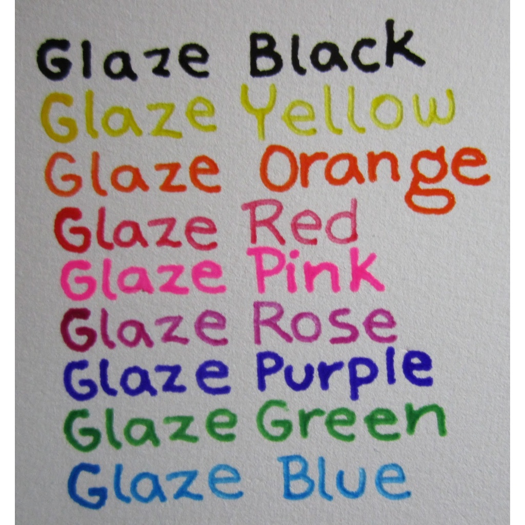 Bút bi Gel hiệu ứng 3D sáng bóng Sakura Gelly Roll Glaze Màu Đen
