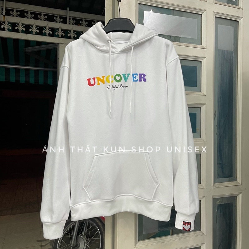 Áo hoodie unisex uncover basic Áo khoác nỉ uncover basic ver2 full tag