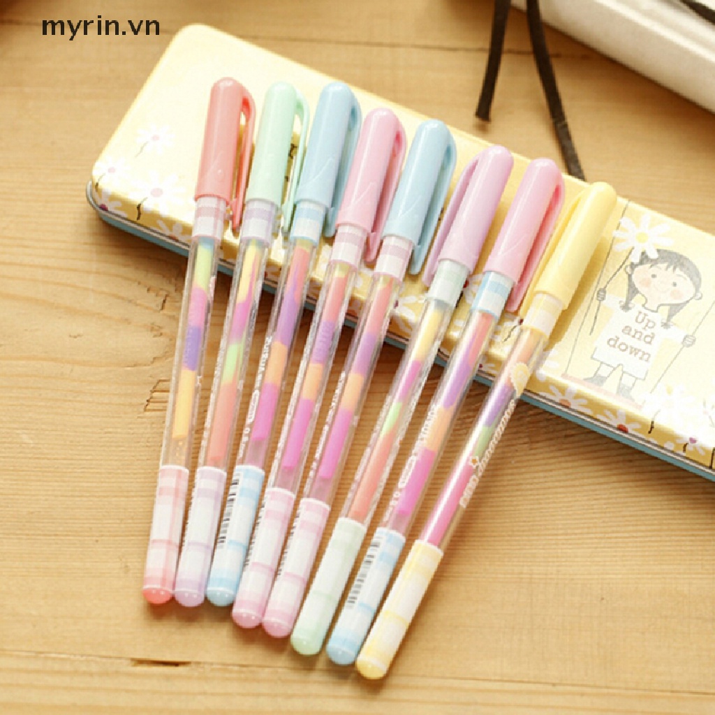 Set 2 Bút Đánh Dấu 6 Màu Tùy Chọn Tiện Dụng Chất Lượng Cao