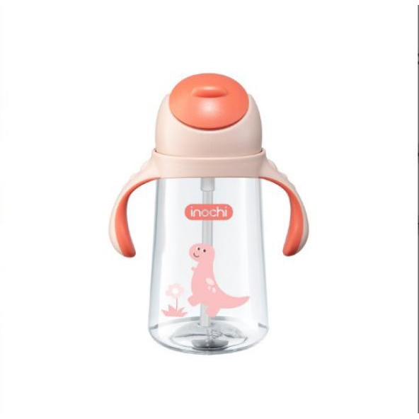 NHẬP KHẨU Bình nước học sinh cao cấp inochi Goki DINO 470ml nhựa nguyên sinh an toàn