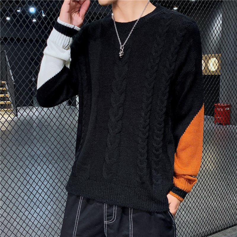 Áo Khoác Sweater Dệt Kim Dáng Rộng Kiểu Hàn Quốc Cá Tính Cho Nam Sinh