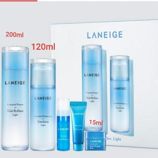 Bộ sản phẩm dưỡng da thanh mát dưỡng ẩm laneige 200ml+120ml