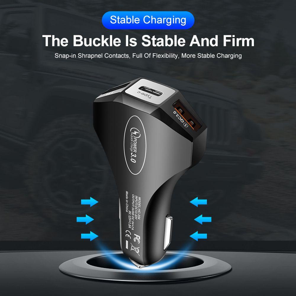 Tẩu Sạc Điện Thoại 3.0 Type C Cho Xe Hơi