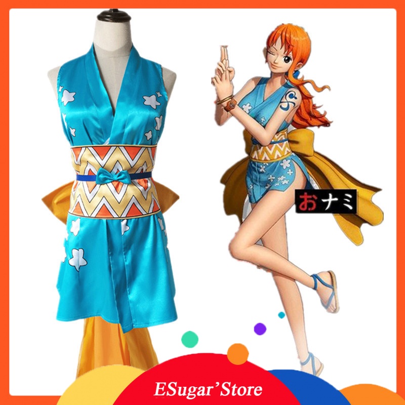 Trang Phục Cosplay Nhân Vật Wano Country Nami Trong Phim Hoạt Hình One Piece