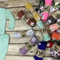 Combo 4 Bộ Hm trơn, cotton len. [Chọn màu bé trai bé gái theo combo  bộ]