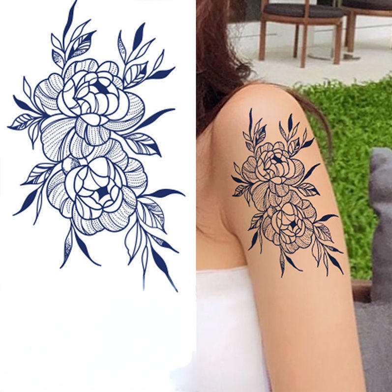 Hình Xăm Dán Tạm Thời Chống Thấm Nước Cao Cấp Dành Cho Nữ