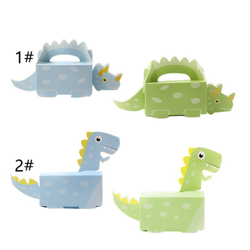 Set 10 Hộp carton Đựng Bánh Kẹo Hình Khủng Long Xinh Xắn