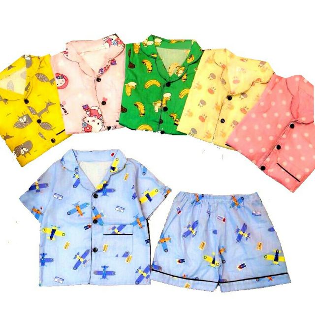 Bộ quần áo pijama AM64 cho bé trai và bé gái