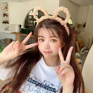 Cài tóc lông xù tai gấu, tai thỏ