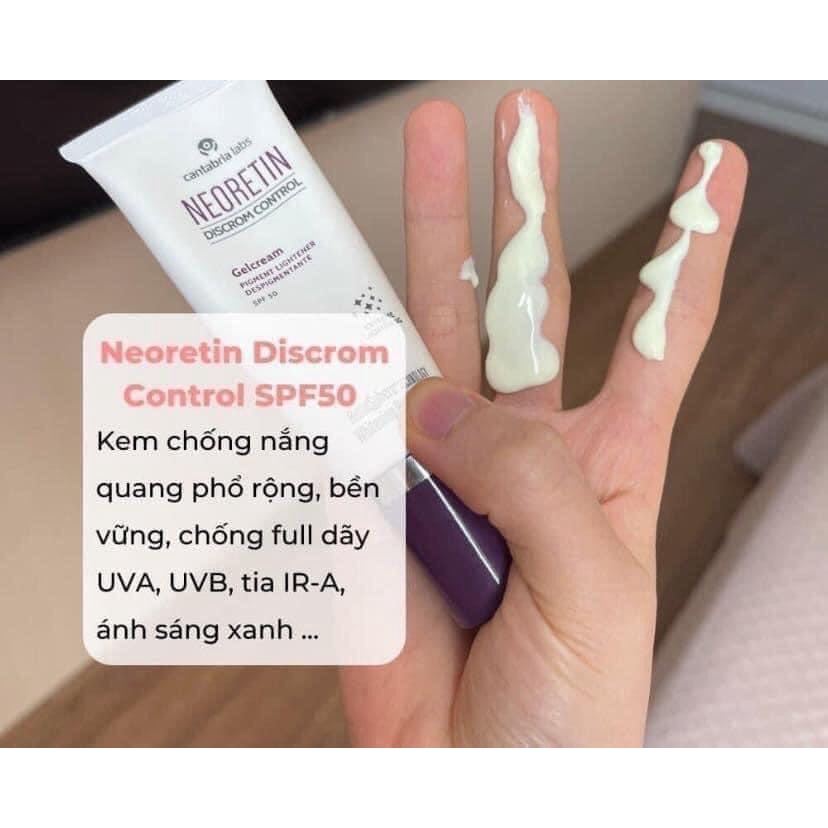 Kem chống nắng dành cho da khô, sạm nám Neoretin Discrom Control Gel Cream 40ML