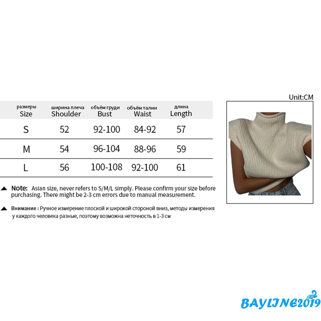 Áo Len Nữ Tay Ngắn Cổ Cao Thời Trang