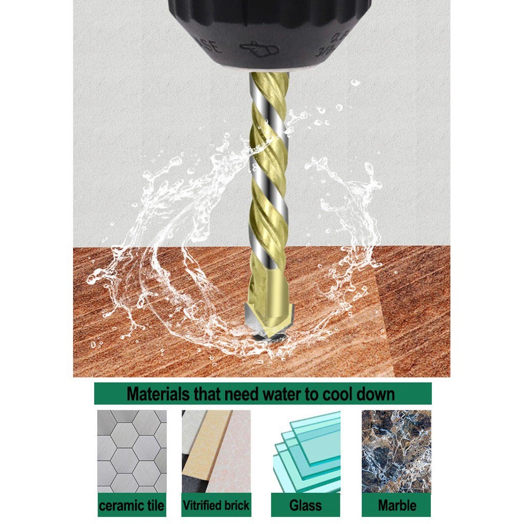 Mũi khoan đa năng kính đá gạch men Kapusi Bộ 5 chi tiết BMKDN-5CT-KPS