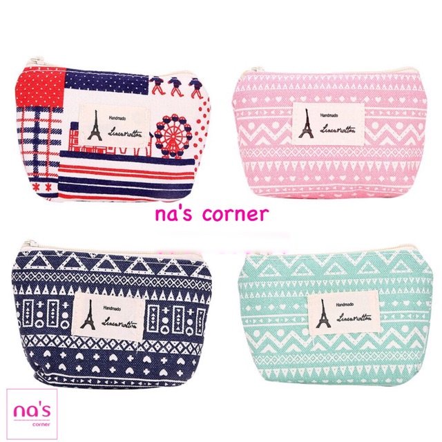 Ví mini vải canvas nhiều mẫu đẹp bền