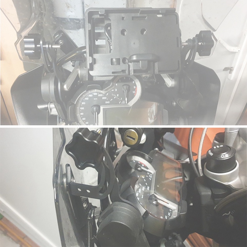 Bộ Giá Đỡ Kính Chắn Gió R1200GS LC / ADV 2014-2019 Cho BMW- R1250GS R1200GS