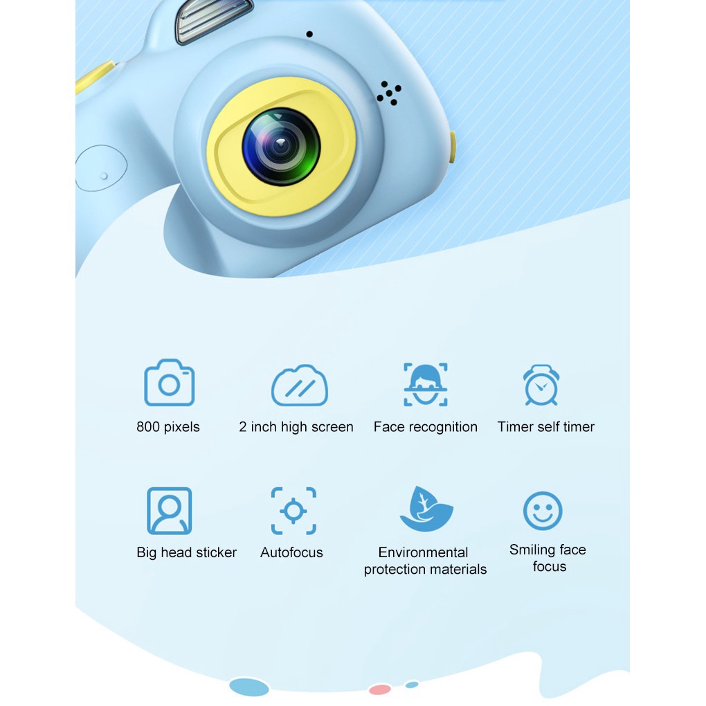 Máy quay phim hoạt hình cho trẻ em 8MP 1080P HD | BigBuy360 - bigbuy360.vn