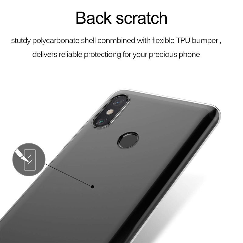 Ốp Lưng Xiaomi Mi Max 3 TPU Dẻo Suốt Vỏ silicon Xiaomi Mi Max 2 mềm Su Chống Trầy Chống ngã Case