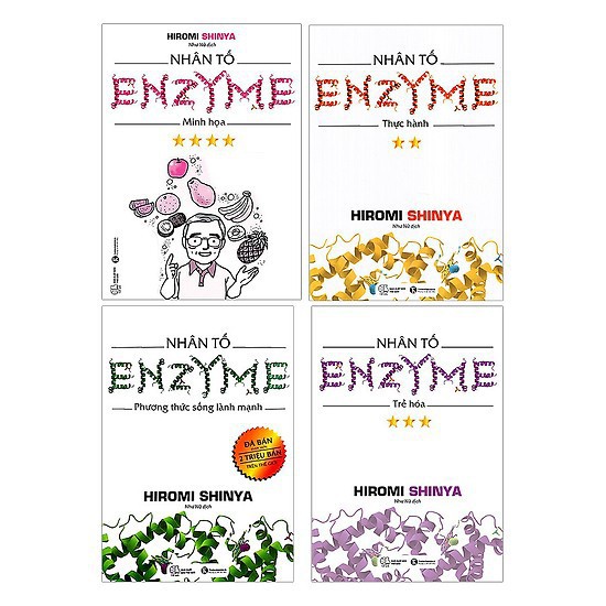 Sách - Nhân Tố Enzyme - Phương thức sống lành mạnh - Hiromi Shinya - 4 cuốn lẻ tùy chọn