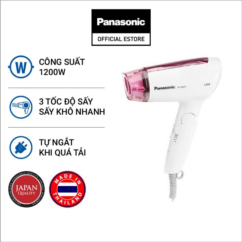 [ Chính hãng ] Máy sấy tóc thương hiệu Nhật Bản Panasonic 1200W - giadungtiennghigmart