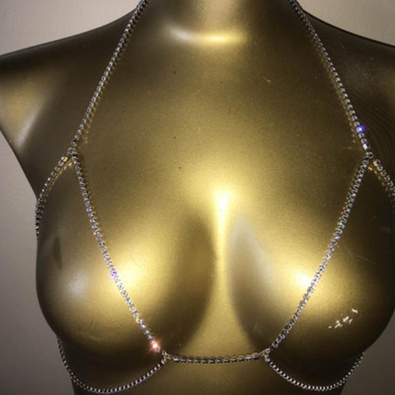 Dây đeo cơ thể đính kim cương giả dành cho cho nữ