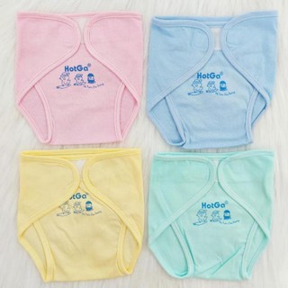COMBO 5 TÃ DÁN VẢI CHO BÉ SƠ SINH HOTGA COTTON CAO CẤP (loại màu)