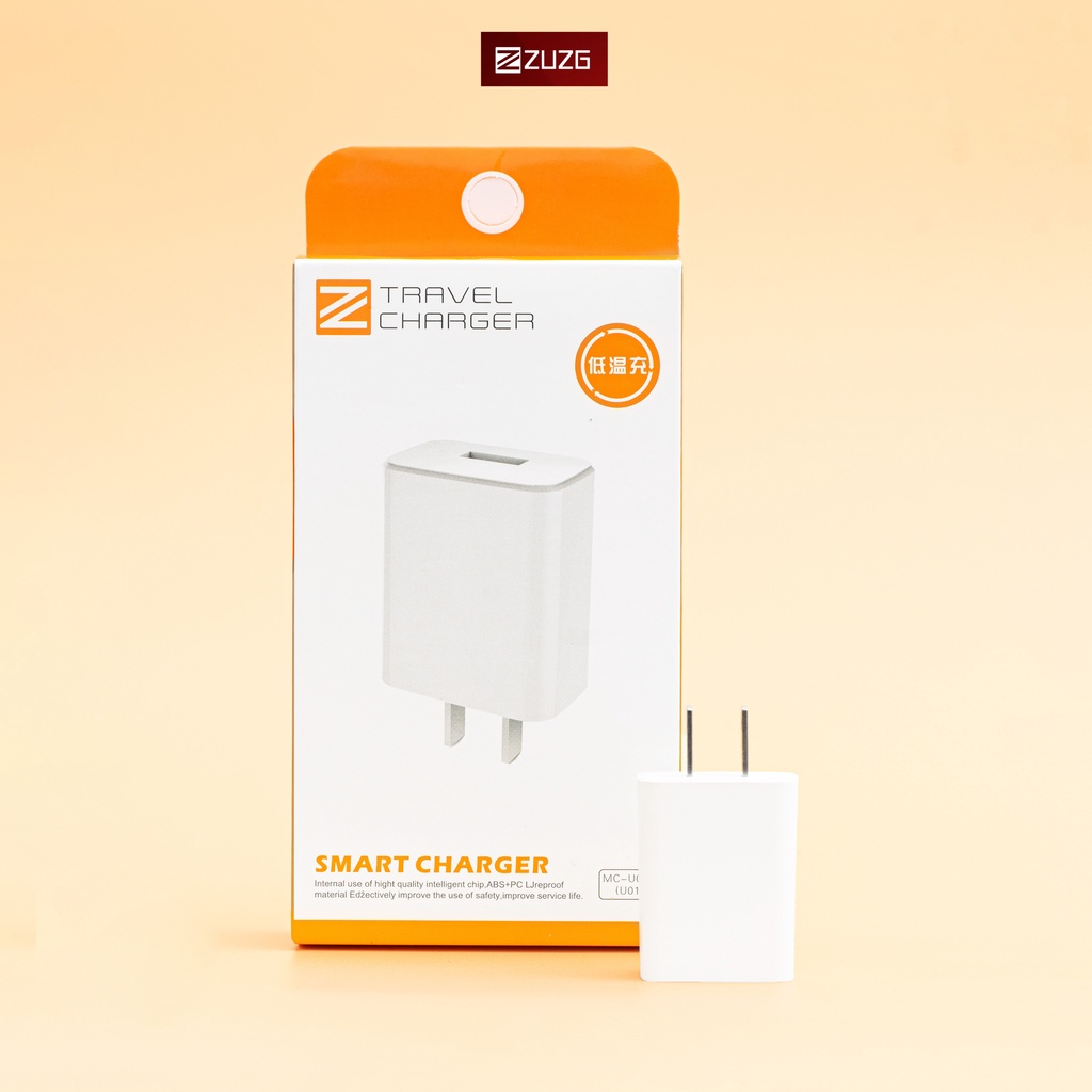Củ sạc nhanh tiêu chuẩn 5V-2A U01S A1 - Hàng chính hãng ZUZG