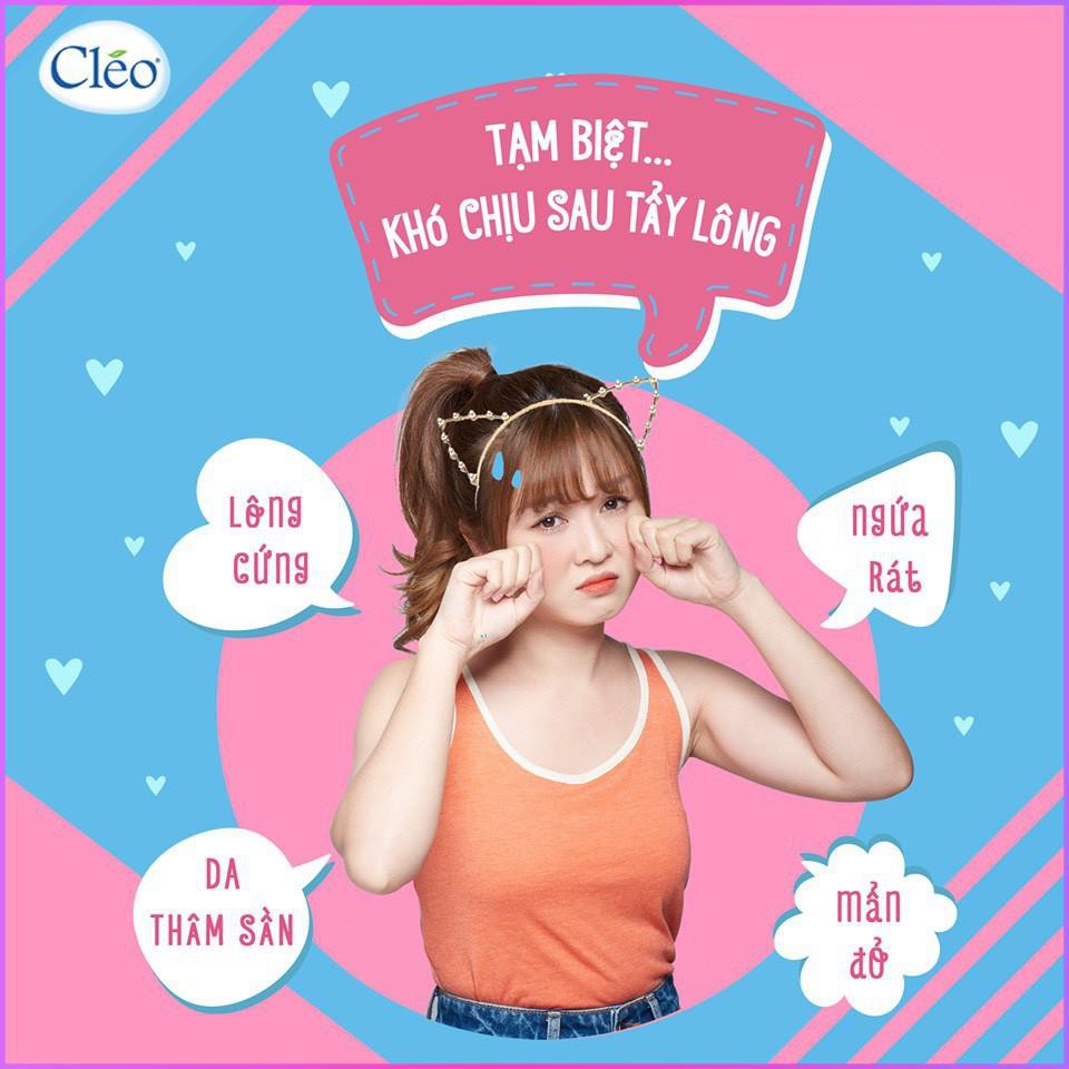 Kem Tẩy Lông CLEO Cho Da Thường Và Da Nhạy Cảm  Tinh Chất Bơ (50g)