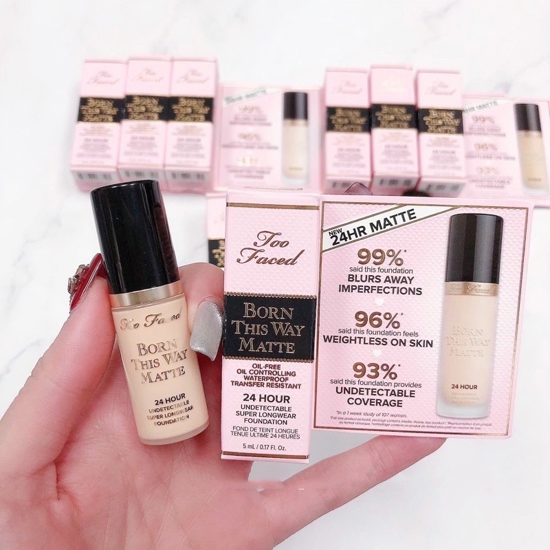 Kem Nền Too Faced Born This Way Matte Minisize 5ml