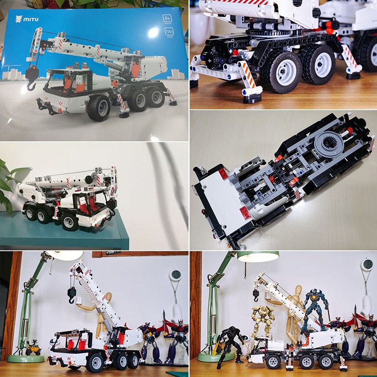 Bộ Xếp Hình Lắp Ráp Xe Cần Cẩu DIY Xiaomi Mitu +720 mảnh ghép