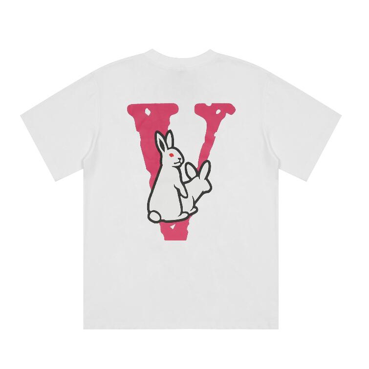 Áo Thun Cotton Tay Ngắn In Chữ Vlone Thời Trang Cho Nam Và Nữ