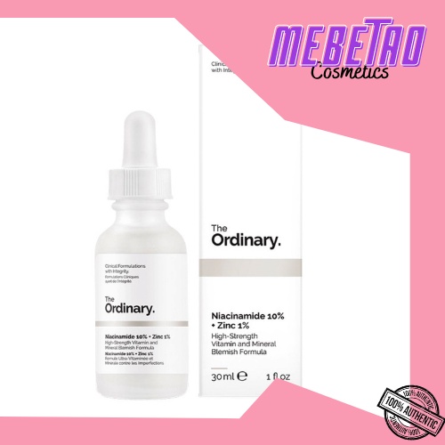 Serum The Ordinary Niacinamide 10% + Zinc 1%