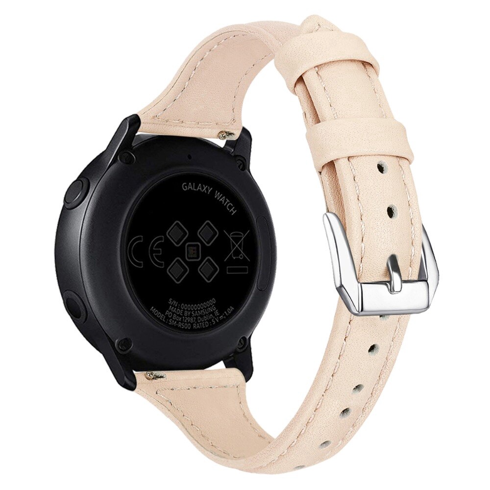 Dây Đeo Bằng Da 20mm Cho Đồng Hồ Thông Minh Samsung Galaxy Watch Active 2 42mm Gear Sport 93005