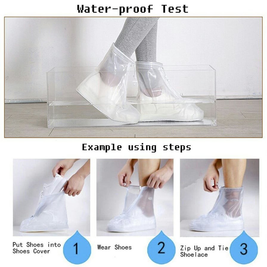 Bao giày đi mưa bọc giày áo mưa giày dép ủng thời trang bằng cao su trong suốt khô ráo dù mưa bão | BigBuy360 - bigbuy360.vn