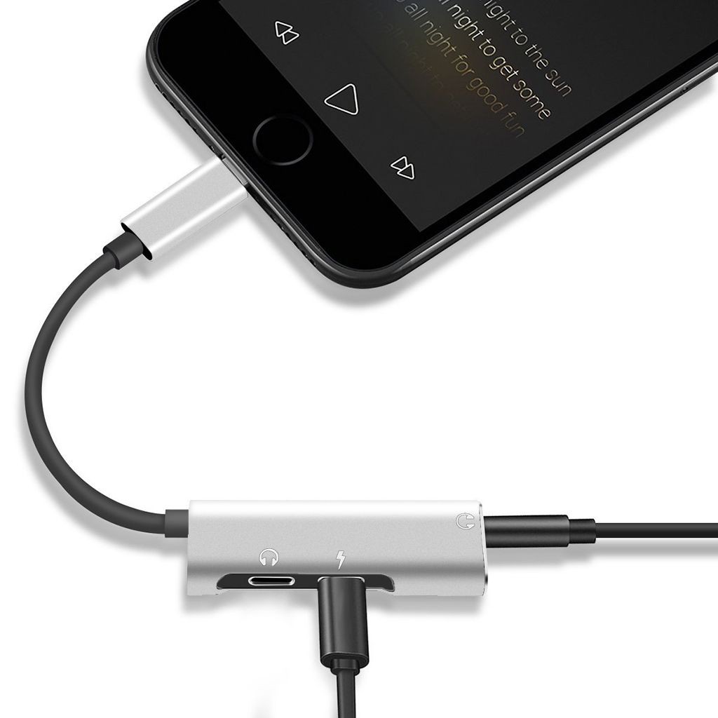 Cáp Lightning 3 In 1 Adapter + 3.5mm Audio Headphone Dành Cho iPhone
